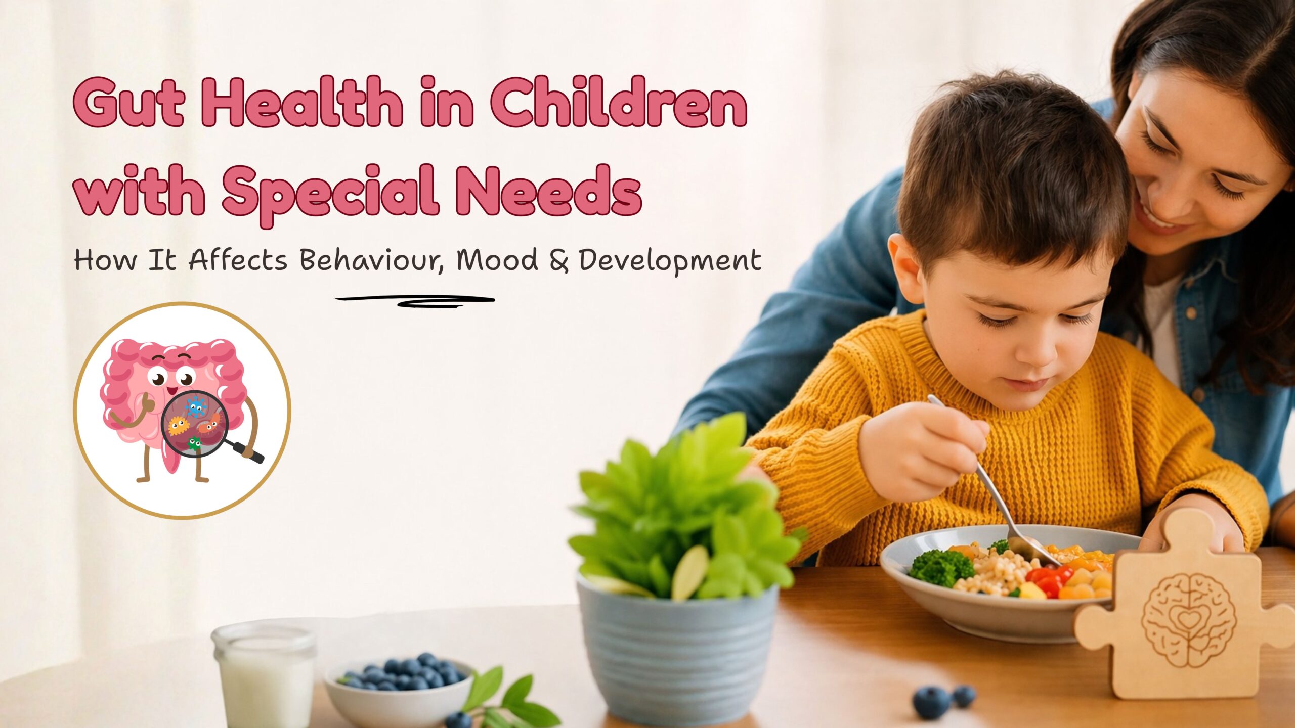 Gut Health in Children with Special Needs: How It Affects Behavior, Mood & Development